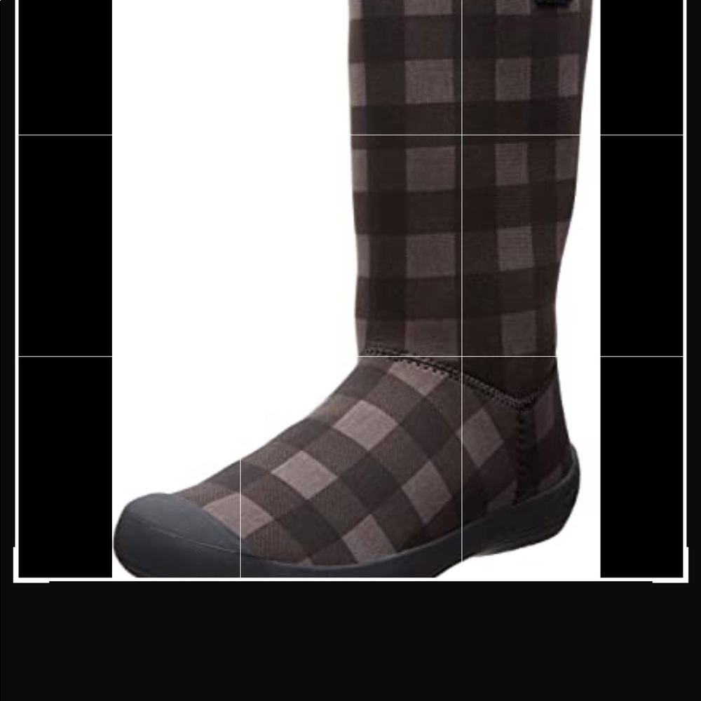 Bogs Women's Summit Buffalo Plaid Insulated Waterproof Rain Boot Size 6